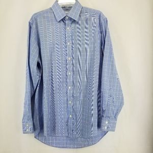 CHARLES TYRWHITTE Non-iron 15 1/2 35 in Blue Shirt